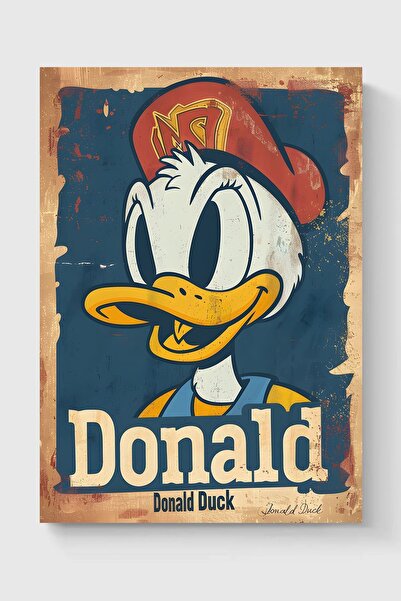 Luna Marissa Αφίσα τοίχου με αφίσα του Ντόναλντ Ντακ χωρίς πλαίσιο