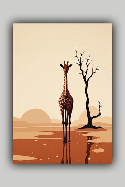 Luna Marissa Αφίσα καμηλοπάρδαλης χωρίς πλαίσιο τοίχου