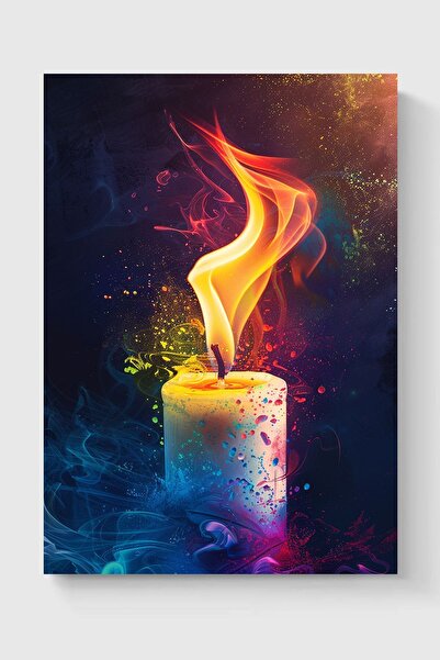 Luna Marissa Καλλιτεχνική αφίσα με κερί χωρίς πλαίσιο τοίχου