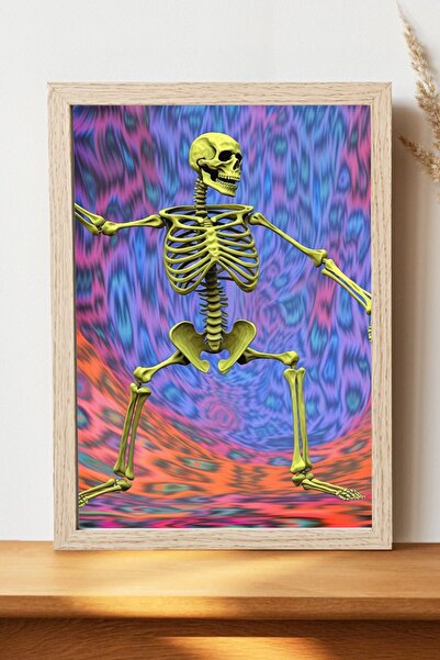 Luna Marissa Αφίσα σκελετού - Αφίσα τοίχου από γυαλιστερό χαρτί χωρίς πλαίσιο