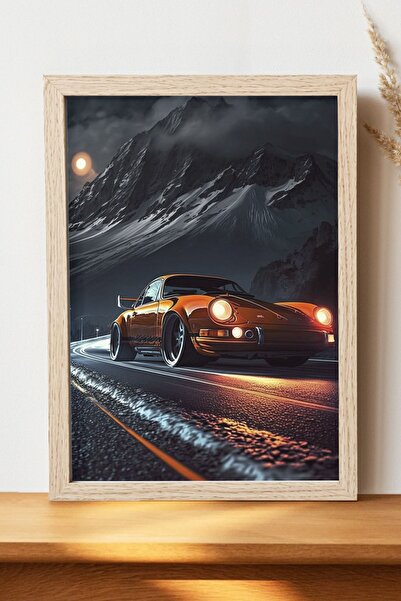 Luna Marissa Αφίσα αθλητικού αυτοκινήτου - Αφίσα ψηφιακής τέχνης από χοντρό χ...