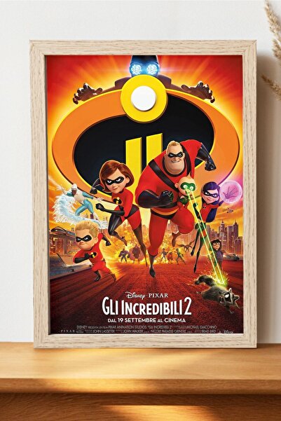 Luna Marissa Αφίσα The Incredibles - Αφίσα τηλεοπτικής ταινίας από χοντρό χαρ...