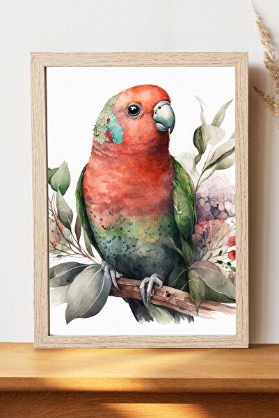 Luna Marissa Αφίσα παπαγάλου - Αφίσα τοίχου από γυαλιστερό χαρτί χωρίς πλαίσιο