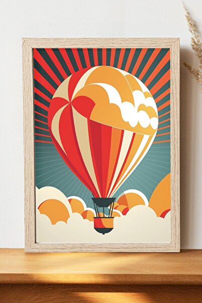 Luna Marissa Αφίσα με αερόστατο - Αφίσα τοίχου από γυαλιστερό χαρτί χωρίς πλα...