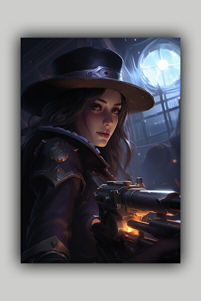 Luna Marissa Αφίσα τοίχου χωρίς πλαίσιο Lol Caitlyn