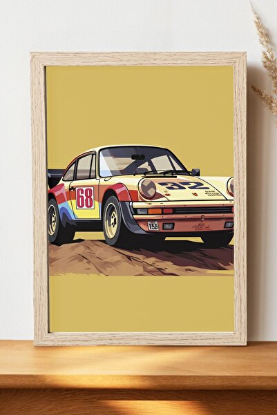 Luna Marissa Αφίσα Porsche - Αφίσα αυτοκινήτου από γυαλιστερό χαρτί χωρίς πλα...