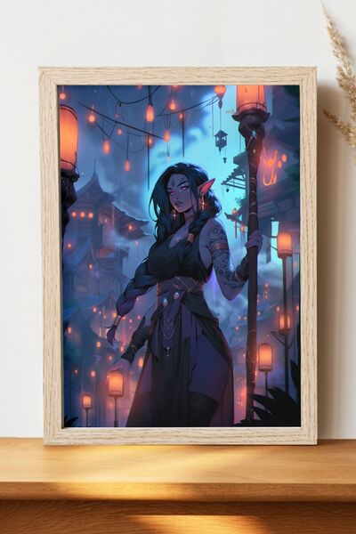 Luna Marissa Αφίσα εικονογράφησης - Αφίσα τοίχου από γυαλιστερό χαρτί χωρίς π...