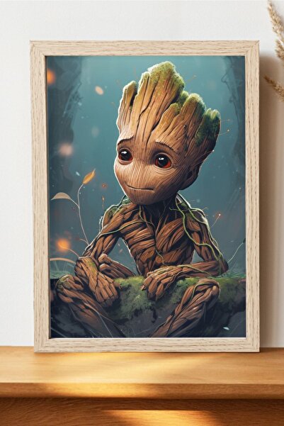 Luna Marissa Αφίσα Baby Groot - Αφίσα τηλεοπτικής ταινίας χωρίς πλαίσιο
