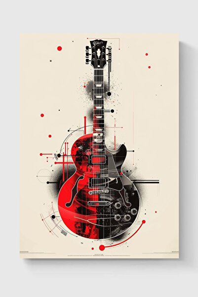 Luna Marissa Καλλιτεχνική αφίσα κιθάρας χωρίς πλαίσιο τοίχου