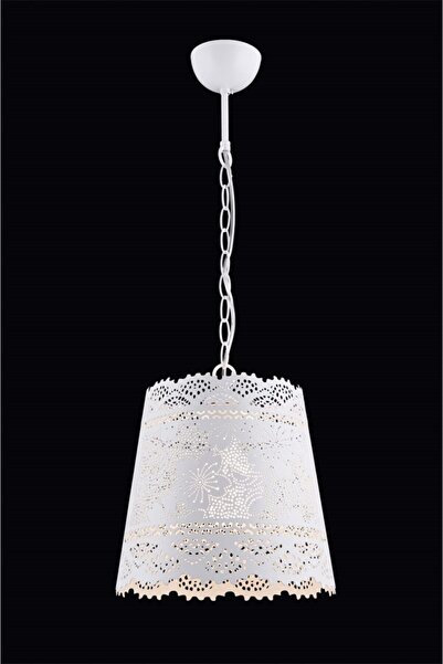 YAĞIZ AVİZE Çiçekli Tekli Avize