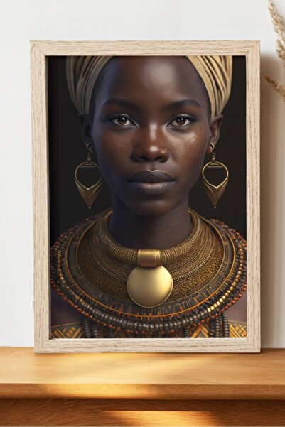 Luna Marissa Αφίσα Αφρικανής Γυναίκας - Διακοσμητική ψηφιακή αφίσα τέχνης χωρ...