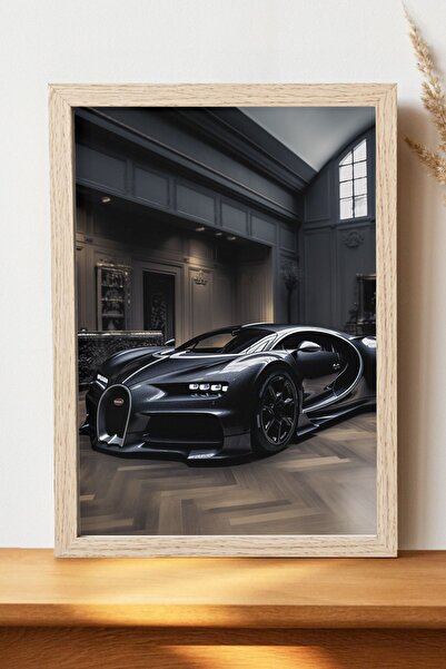 Luna Marissa Αφίσα Bugatti - Αφίσα αυτοκινήτου από γυαλιστερό χαρτί χωρίς πλα...
