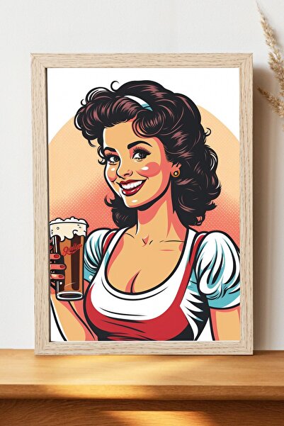 Luna Marissa Vintage γυναικεία αφίσα - Αφίσα τοίχου από γυαλιστερό χαρτί χωρί...