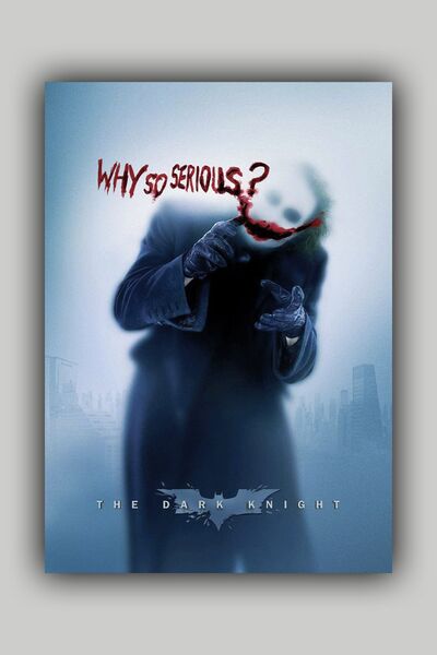 Luna Marissa Why so serious Joker Poster - Çerçevesiz Duvar Posteri