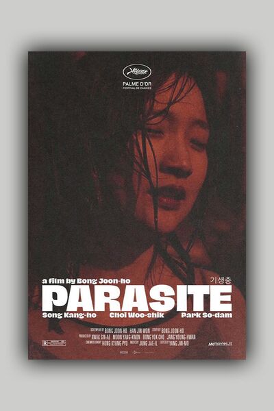 Luna Marissa Αφίσα ταινίας Parasite - Σχέδιο τοίχου χωρίς πλαίσιο