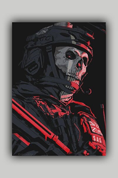 Luna Marissa Μοντέρνα αφίσα Warfare 2 Ghost - Αφίσα τοίχου χωρίς πλαίσιο