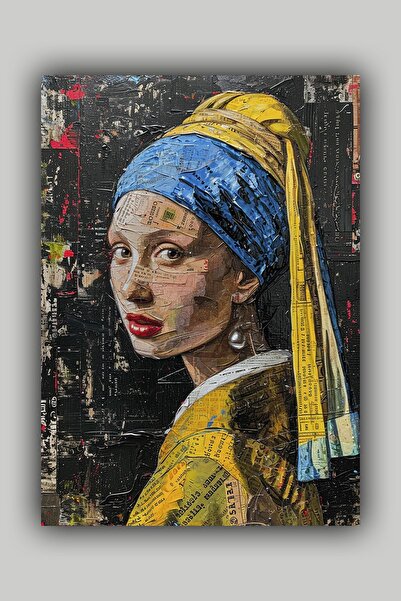 Luna Marissa Αφίσα με γυναικεία σκουλαρίκια - Μέρος τοίχου χωρίς πλαίσιο