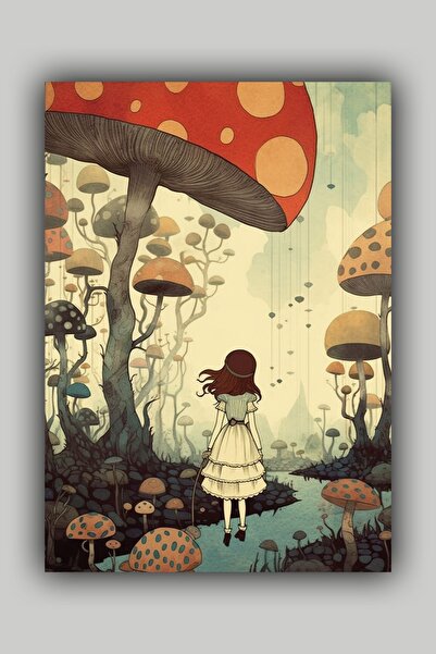 Luna Marissa Αφίσα Αλίς στη χώρα των θαυμάτων χωρίς πλαίσιο τοίχου