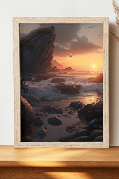 Luna Marissa Αφίσα με τοπίο ηλιοβασιλέματος - Αφίσα με τοπίο χωρίς πλαίσιο, ψ...