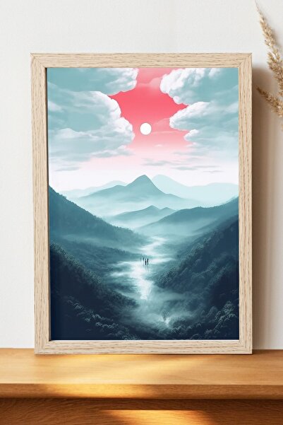 Luna Marissa Αφίσα τοπίων - Αφίσα τοίχου από γυαλιστερό χαρτί χωρίς πλαίσιο