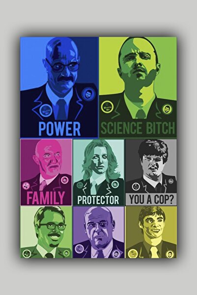 Luna Marissa Έγχρωμη αφίσα Breaking Bad - Αφίσα τοίχου χωρίς πλαίσιο