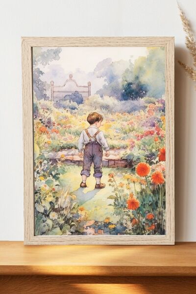 Luna Marissa Εικονογράφηση Αφίσα Τοπίων - Αφίσα τοίχου από γυαλιστερό χαρτί χ...