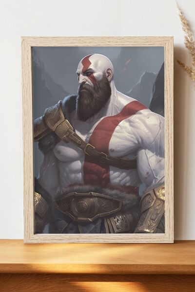 Luna Marissa Αφίσα Kratos - Αφίσα τοίχου από γυαλιστερό χαρτί χωρίς πλαίσιο