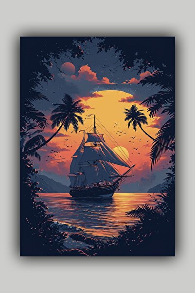 Luna Marissa Αφίσα πειρατικού πλοίου χωρίς πλαίσιο τοίχου