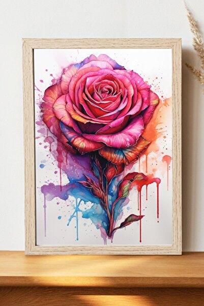 Luna Marissa Αφίσα τριαντάφυλλου - Αφίσα τοίχου από γυαλιστερό χαρτί χωρίς πλ...