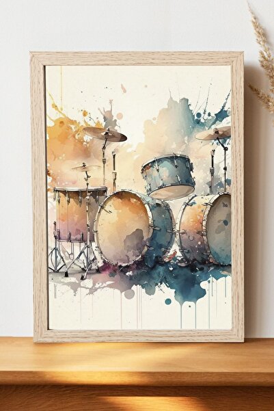 Luna Marissa Καλλιτεχνική αφίσα τυμπάνου - Ψηφιακή αφίσα τέχνης από χοντρό χα...