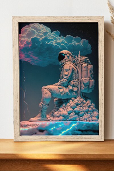 Luna Marissa Εικονογράφηση Αφίσα Αστροναύτη - Αφίσα ψηφιακής τέχνης από χοντρ...