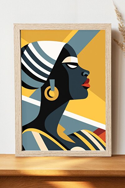Luna Marissa Αφίσα Αφρικανής Γυναίκας - Αφίσα τοίχου από γυαλιστερό χαρτί χωρ...