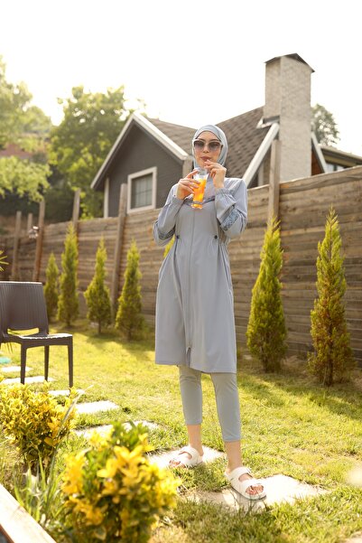 Butik Kardelen New Season Camellia Hijab Swimsuit - Four Pieces 10366