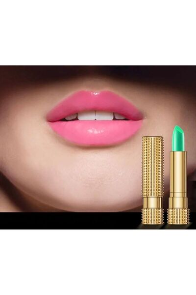 Zetmoda أحمر شفاه سحري متغير اللون يدوم 24 ساعة أحمر شفاه وردي