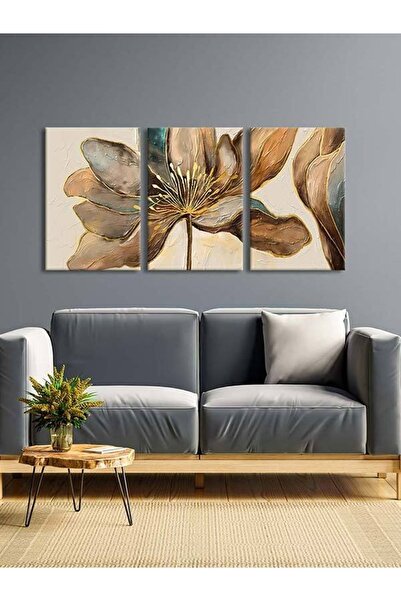 Voovart Kanvas Duvar Tablosu 3'lü Canvas Tablo Seti - Voov4064
