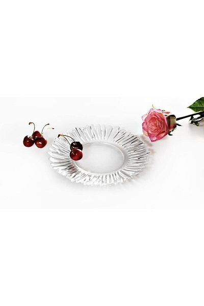 Kaveh glass Beauty 6 Piece Cake Plate
