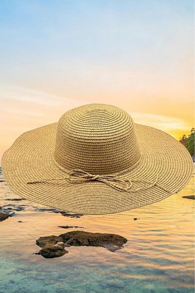 Mood Agenda Дамска лятна сламена шапка Starfish Wide Brim