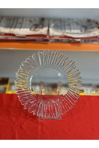 Kaveh glass Beauty 6 Piece Cake Plate
