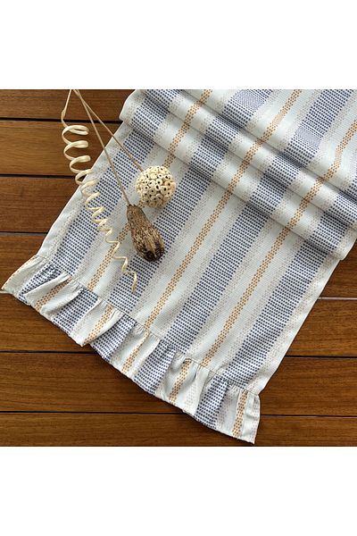 desen izmir Elegant Patterned Frilly New Season Runner Cover