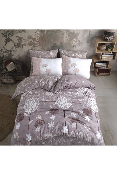 Hobby Rixos Brown - Ranforce Single Duvet Cover Set