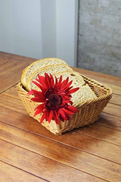 SepetçiBaba Plastik Kare Ekmek Sepeti