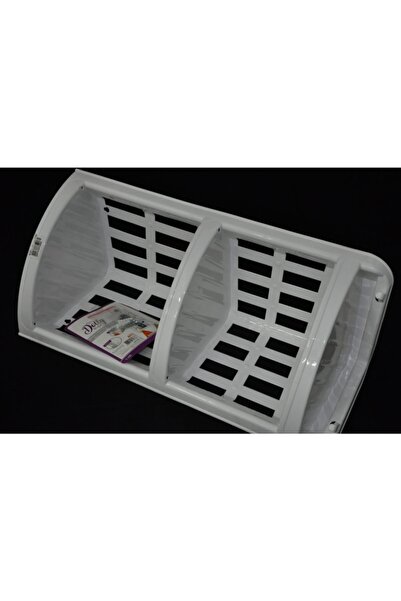 YELMEN 3 Katlı Banyo Köşeliği ( Gri Renk)