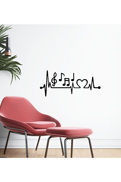 BK ملصق حائط بتصميم ملاحظات موسيقية-1
