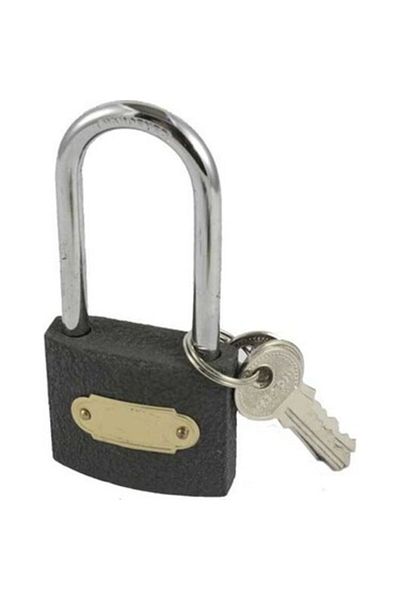 goldd Gold Gray Long Padlock 50mm