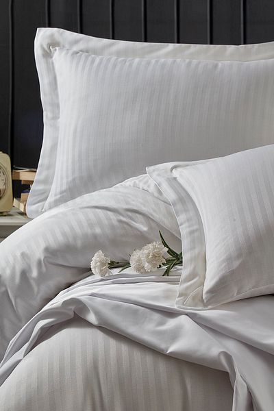 BONJARDİNHOME Cotton Satin Duvet Cover Set