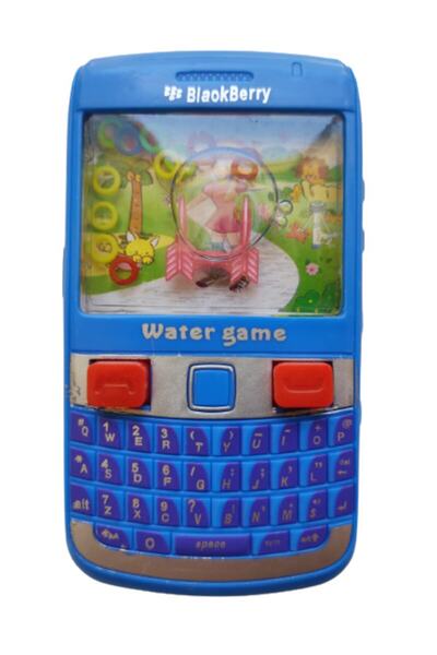 Öğretmen Kırtasiye Mavi Bb Telefon Modelli Sulu Halka Geçirme Oyunu