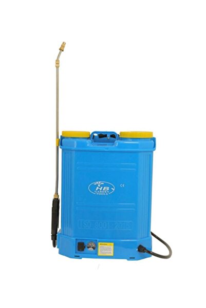 HB Garden Tools 16 Litre Sırt Tipi Şarjlı Akülü Ilaçlama Pompası Makinesi
