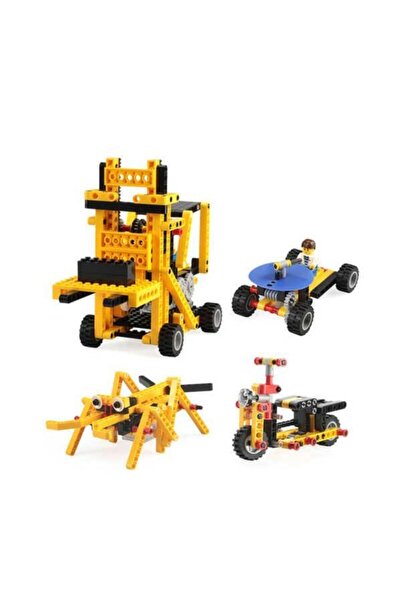 Wange 411 Parça Orman Polis Merkezi 4 In 1 Yapı Oyuncak