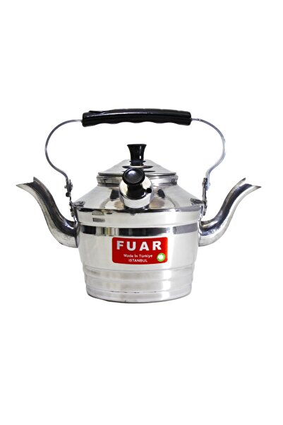 yeni11 Çift Taraflı Alüminyum Çaydanlık No:20 Süzgeçli Demlik
