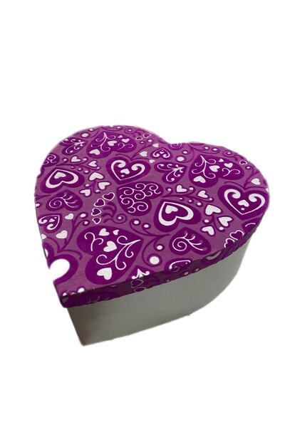 Gıpta Mone Purple Kalpli Hediyelik Kutu No:6